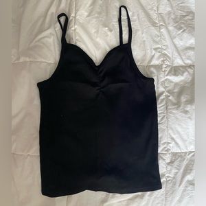 black tank top.